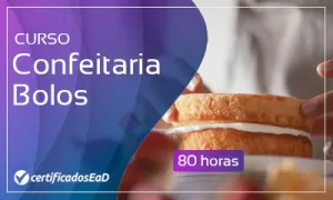 Curso online gratuito de Confeitaria bolos