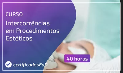capa curso Intercorrências em Procedimentos Estéticos